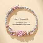 Cherry Blossom Handwoven Chinese Knot Bracelet