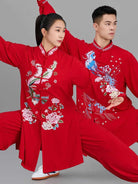 Double Silk Linen Tai Chi Clothing for Women and Men
