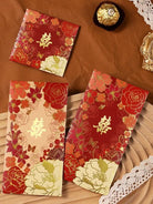 Double Happiness Floral Wedding Red Envelopes (10pcs)