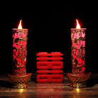 Dragon & Phoenix Double Happiness Electric LED Candles