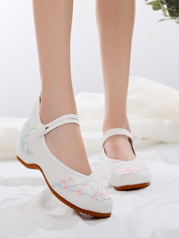 Embroidered Shoes For Hanfu Ancient Style Dance Shoes