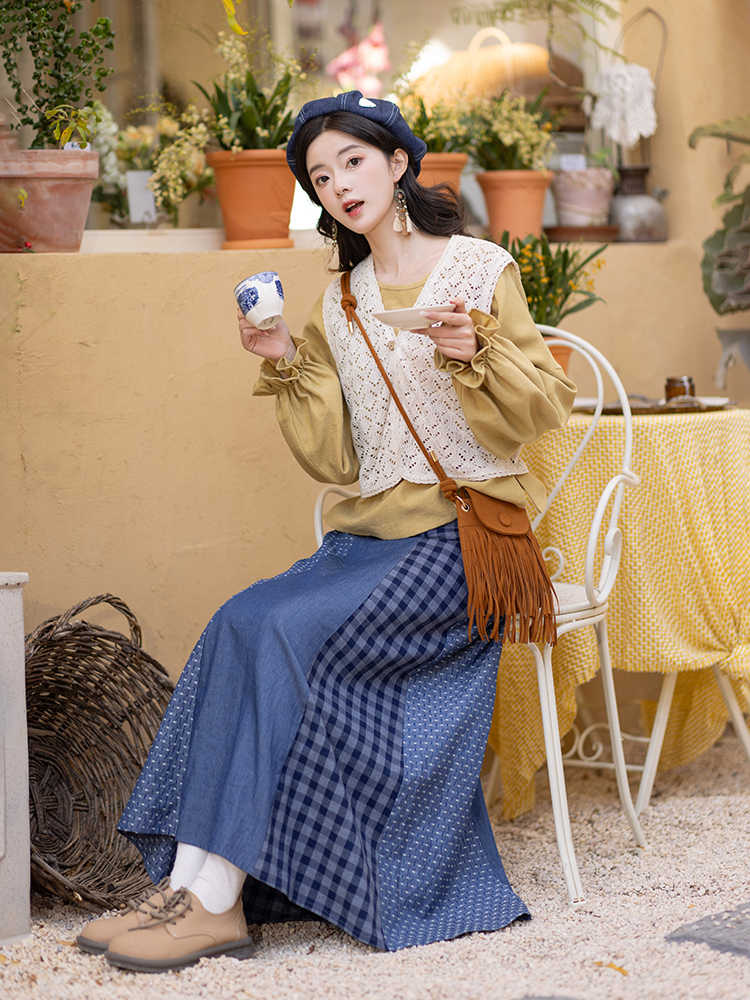 Fashion Women Dress Daily Hanfu Set