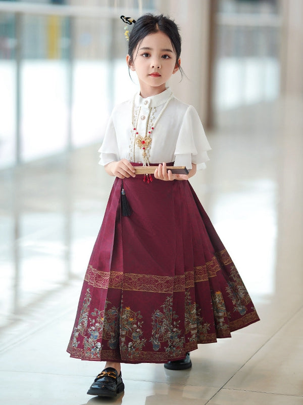 Girls Spring Dress Chinese Fashion Hanfu