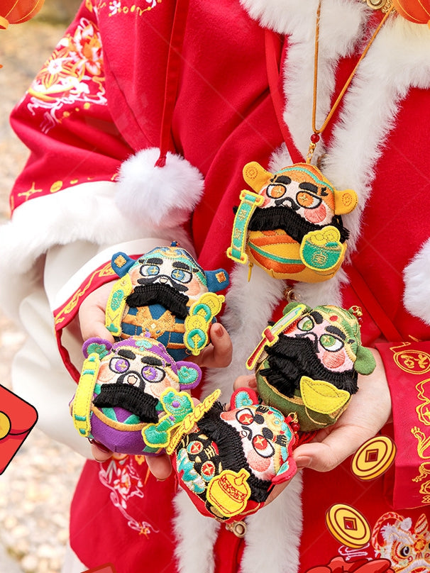 Fortune God Sachet Bag Lucky Wealth Charm Hanging Ornament Gift
