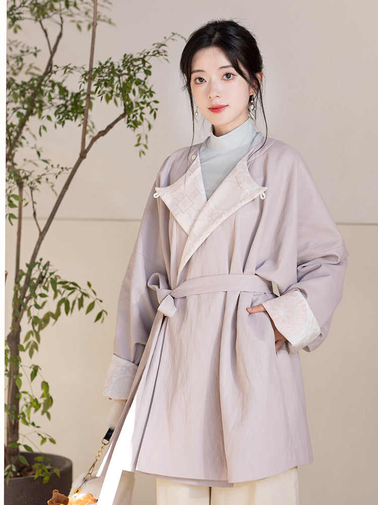 Hanfu For Autumn Winter Tang-Style Robe And Pants