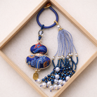 Chinese Song Brocade Gourd Bag Charm & Keychain