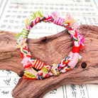 Berries Handwoven Tibet Knot Bracelet