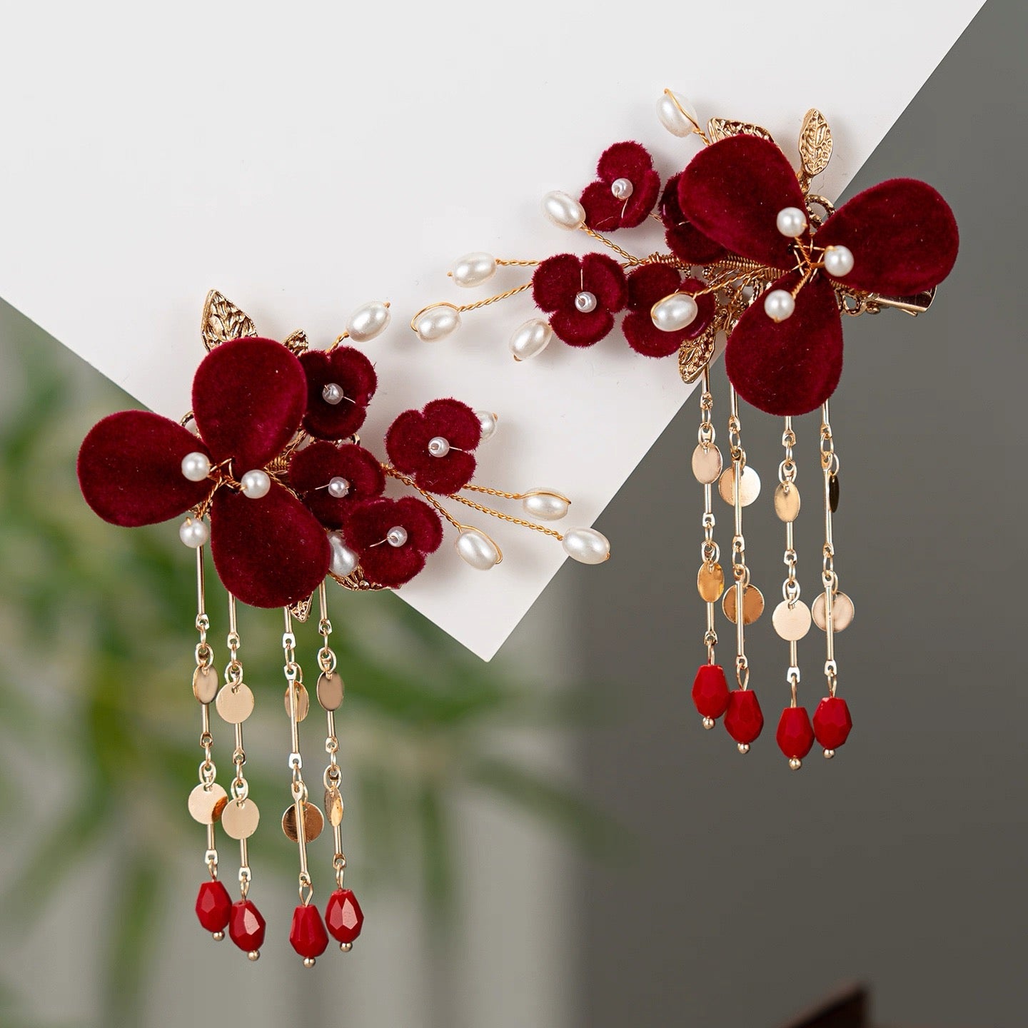 Hair Clips: Poison Petal