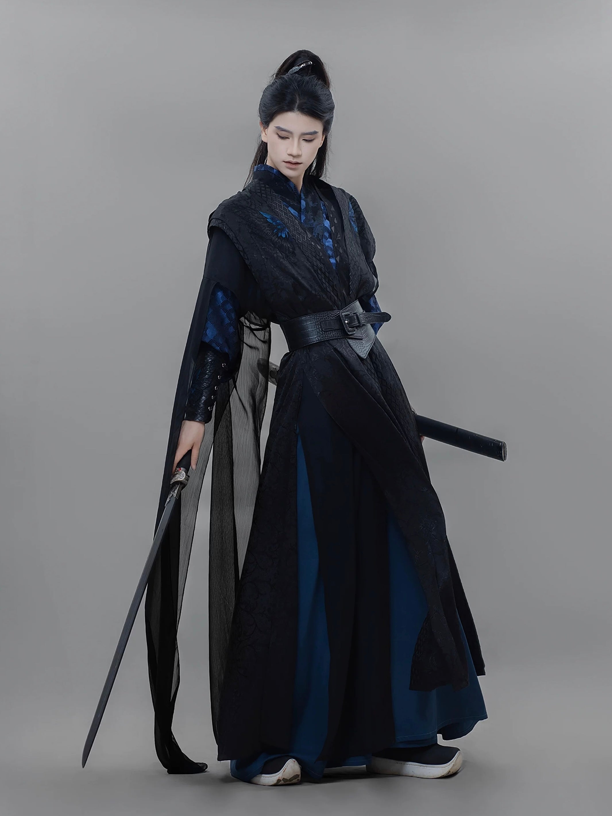 Eternal Night Xianxia Hanfu Set | Chinese Fantasy Period Drama Style