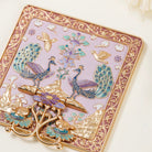 Peacock Garden Chinese Folding Table Mirror