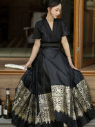 Ming Dynasty Modern Hanfu, Mamianqun, Silvergleam (Preorder)