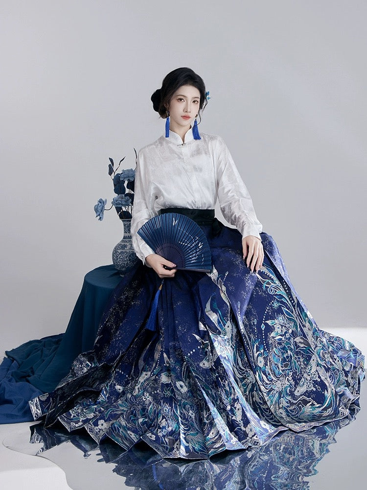 Yale Ming Style Mamian Skirt Hanfu