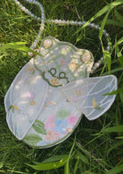Cicada | Green Embroidered Purse