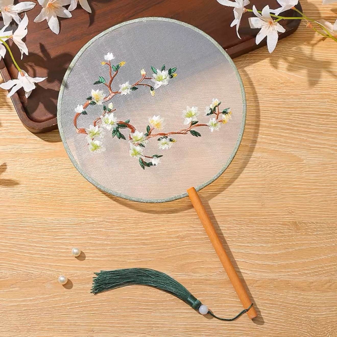 Rustling Wind Traditional Chinese Round Hand Fan