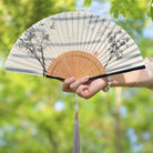 Light Ink Traditional Chinese Folding Hand Fan