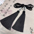 Onyx Tassel Waist Rope