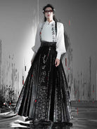 New Chinese Style Modern Hanfu Outfit - Calligraphy 书法 (Preorder)