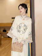 Improved Ming Dynasty Hanfu Womens Dress Coat Winter