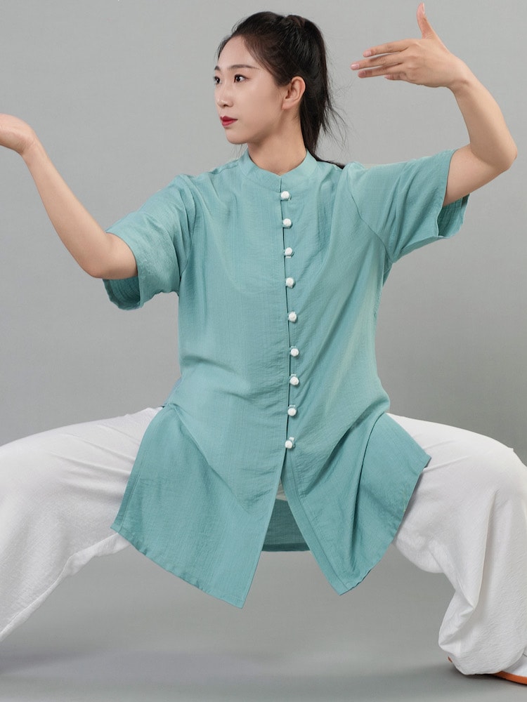 Lightweight Summer Tai Chi Outfit for Women Competition