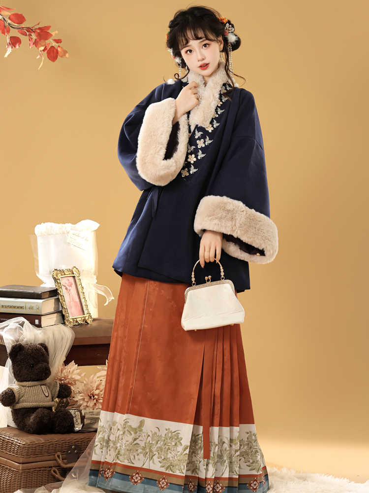 Lunar New Year Dress Ming Style Hanfu Winter