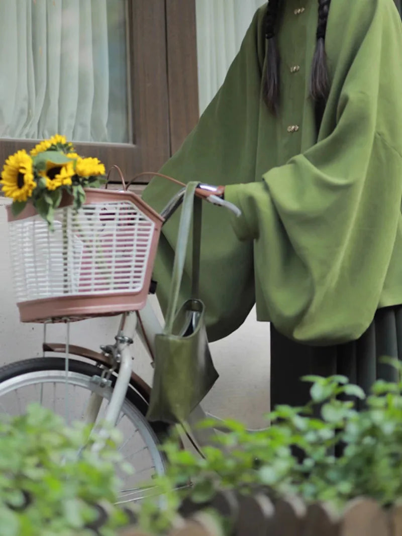 Sen Lin 森林 Forest Fairy Modernized Ming Dynasty Liling Top & Easy-Wear Mamian Set