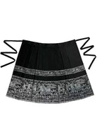 Mamian Skirt two-piece set, modern Ming-style black Hanfu for spring and plus-size womena