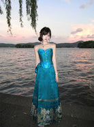 Mamian Skirt half skirt with brocade jacquard and double-warp weaving Hanfu design