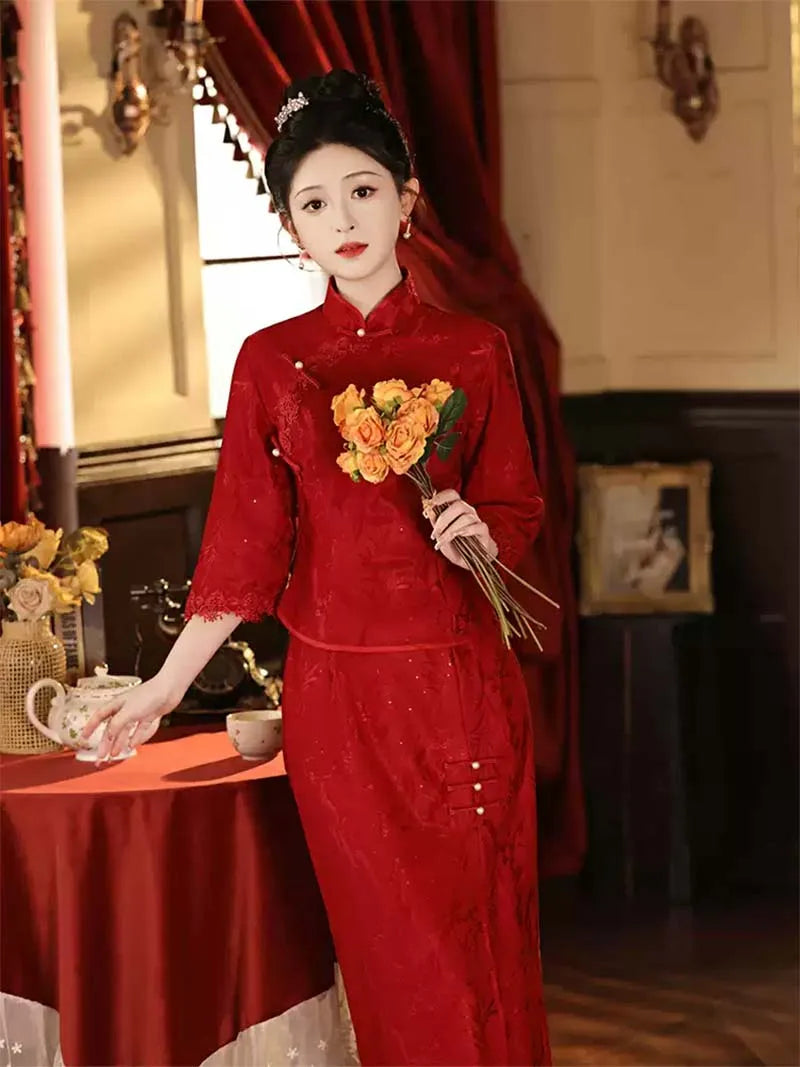 Modern Wedding Qipao