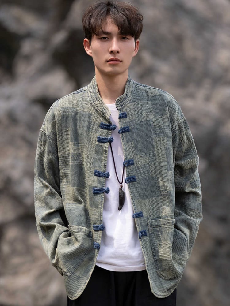 Modern Zhongshan Suit Jacket Men’s Coat