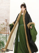 Inkstone | Ming Dynasty Men Round Collar Hanfu Robe and Coat