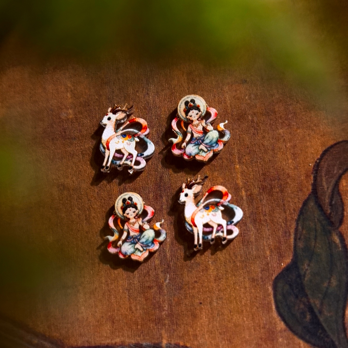 Dunhuang Goddess Ear Studs | Hanfu Jewelry