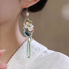 Floating Lotus Earrings | Hanfu Jewelry