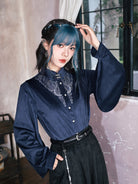Ming Dynasty Modern Pipa Sleeve Top - Floating Light and Dream 浮光鳍梦