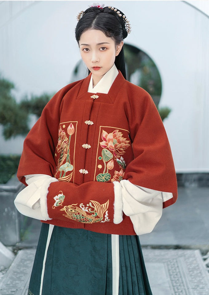 Water Trout | Ming Hanfu Cardigan (青鲤)