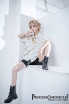 Dark Fairy Tale - Ouji Lolita Casual Shorts Shirts
