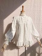 Japanese Fashion Cotton Lolita Long Sleeve Blouse
