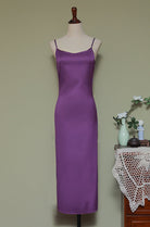 Satin Chiffon 缎面雪纺 Qipao Slip Dress Various Color Undergarments
