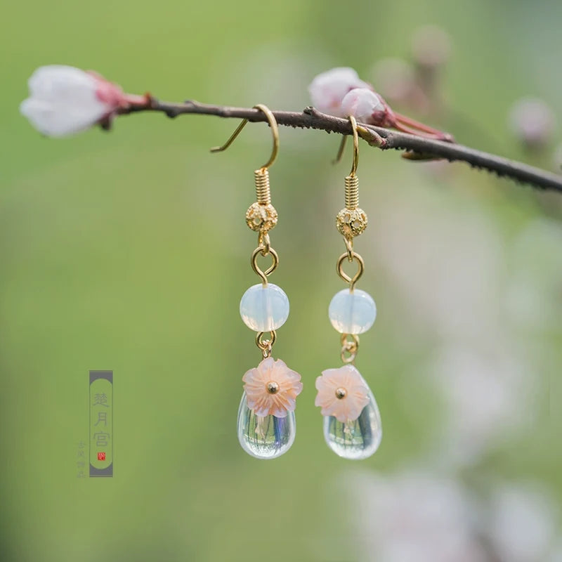 Green Mint Earrings | Hanfu Jewelry