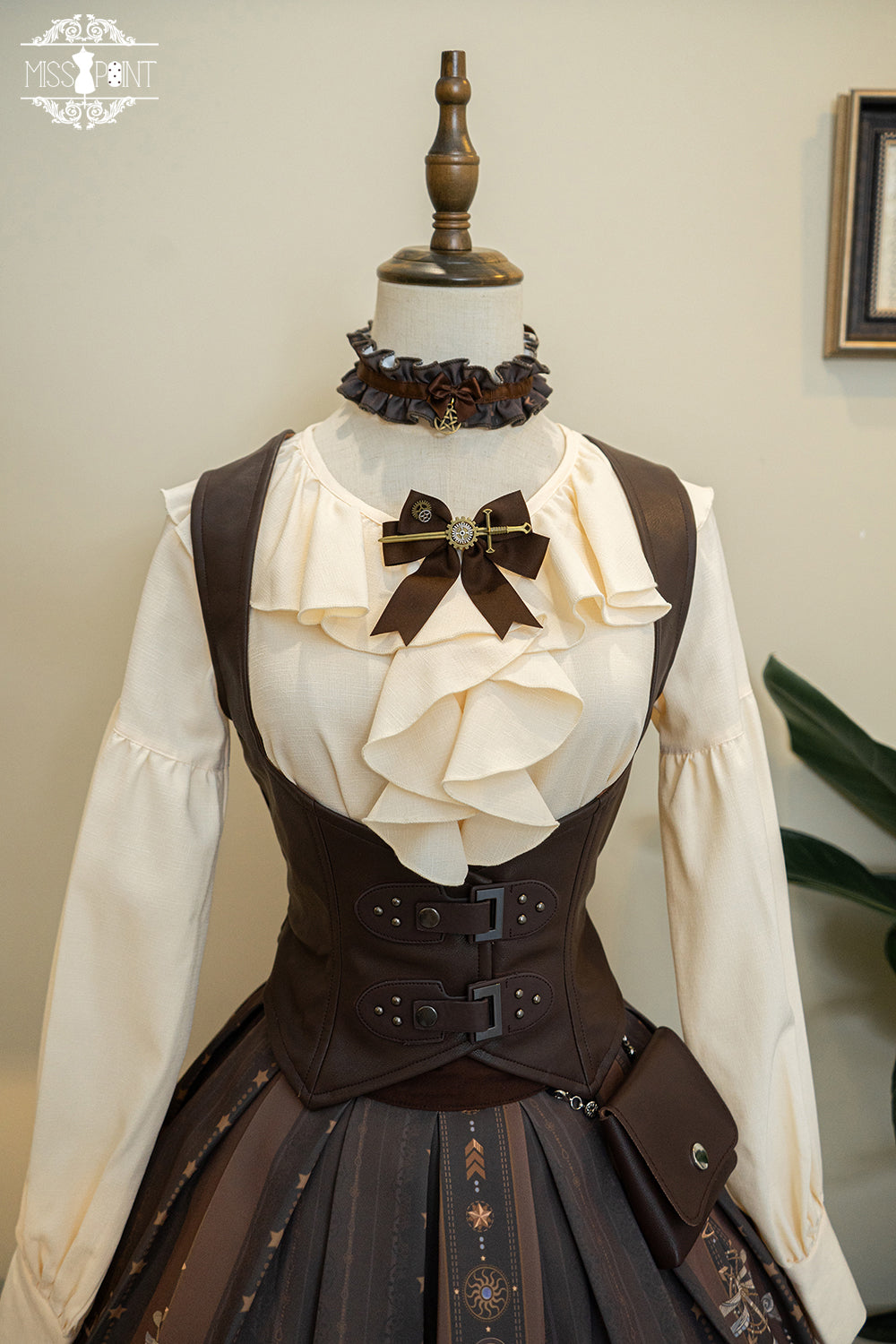Demon Hunter's Diary - Gothic Lolita PU Leather Vest