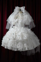 Sweet Lolita Accessories, Bow & Crystal Decor for Tea Party