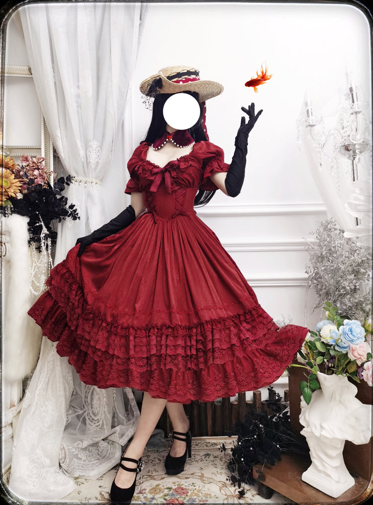 CLA Vintage French Lolita OP Dress