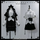 White Cat Dark - Techwear Cyberpunk Cat Ear Hooded Jacket, Pocket Shorts