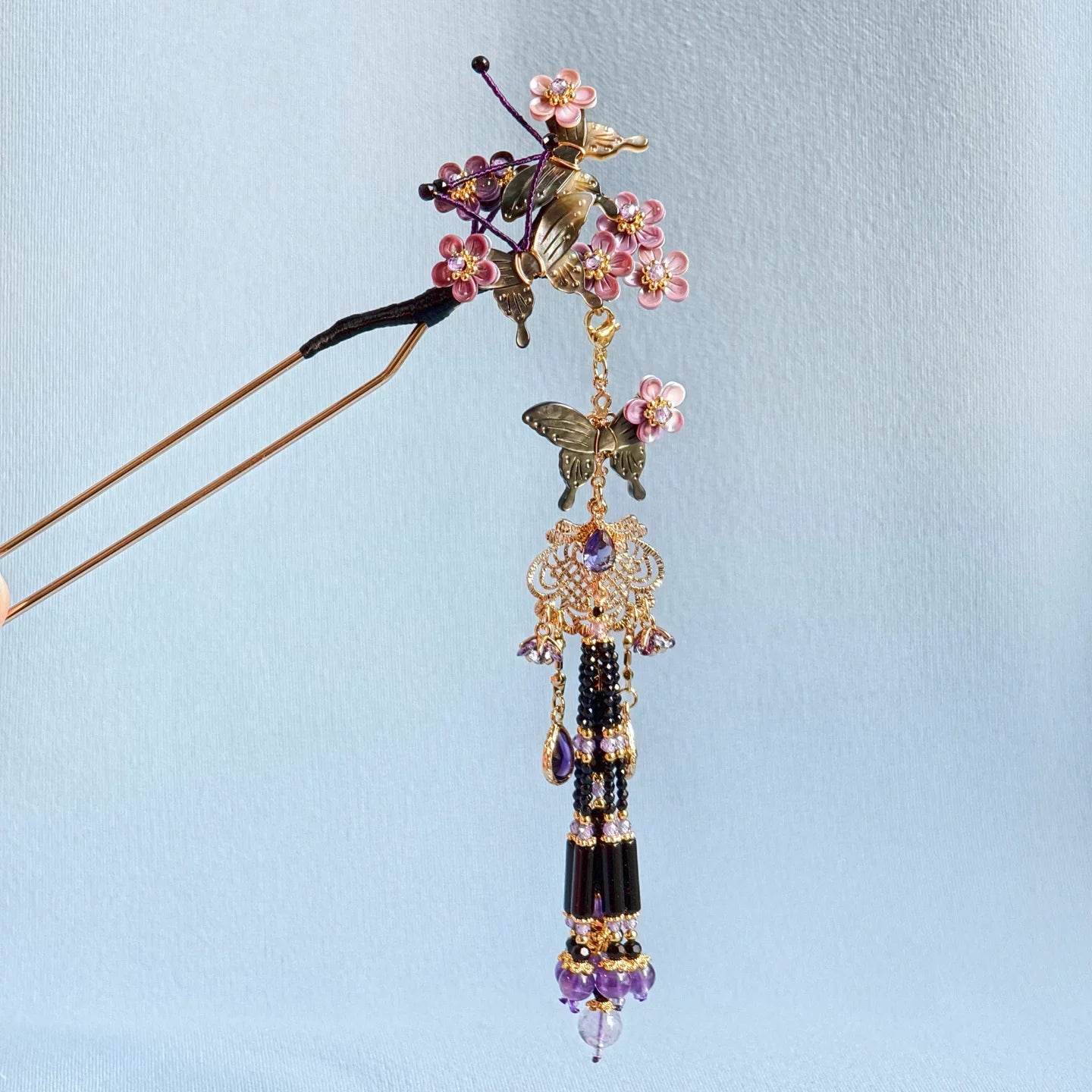 Mythic Butterfly Tassel Hair Stick | Ancient Chinese Hair Accessory