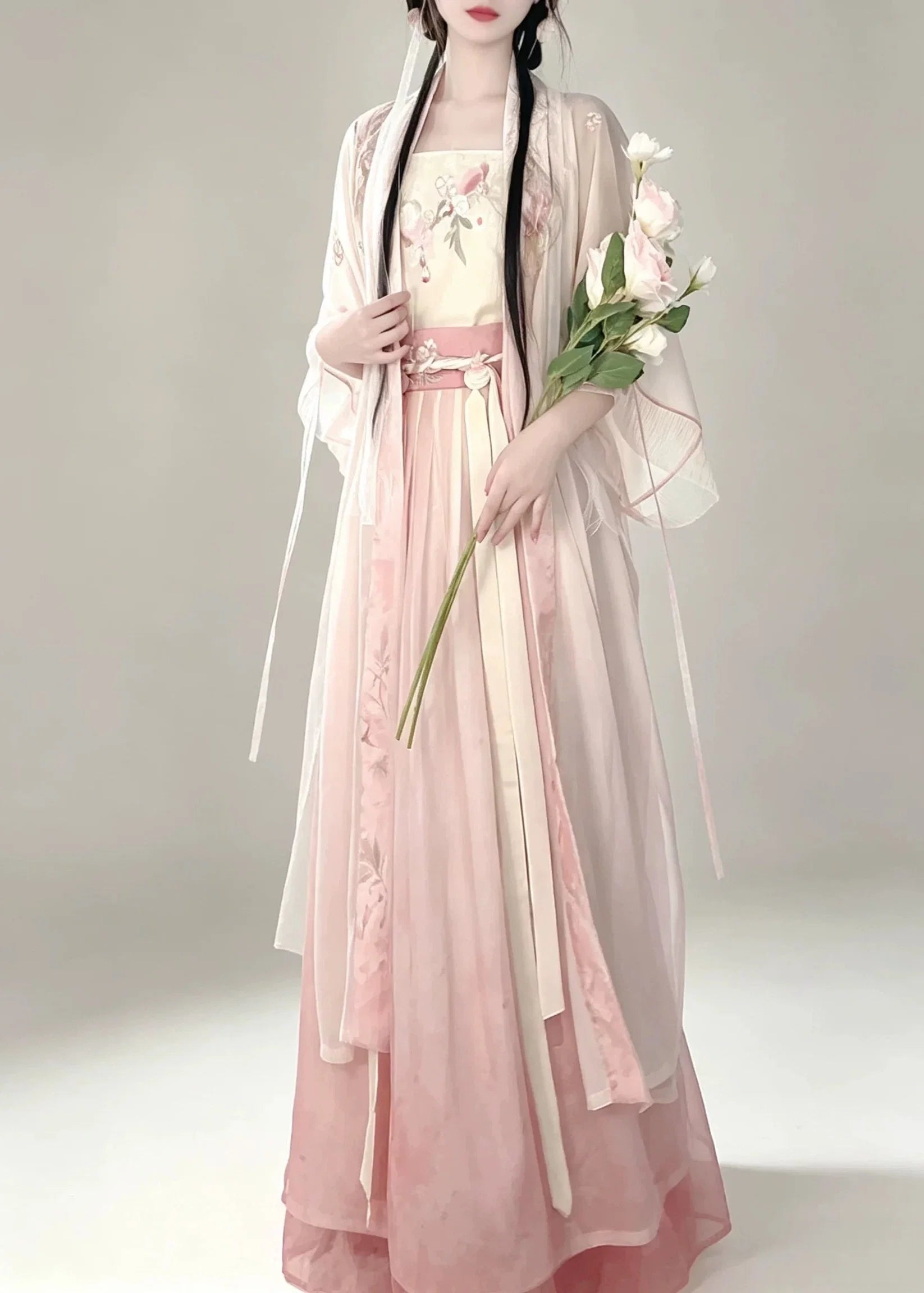Honey Peach | 3-Piece Plus Hanfu (蜜桃)