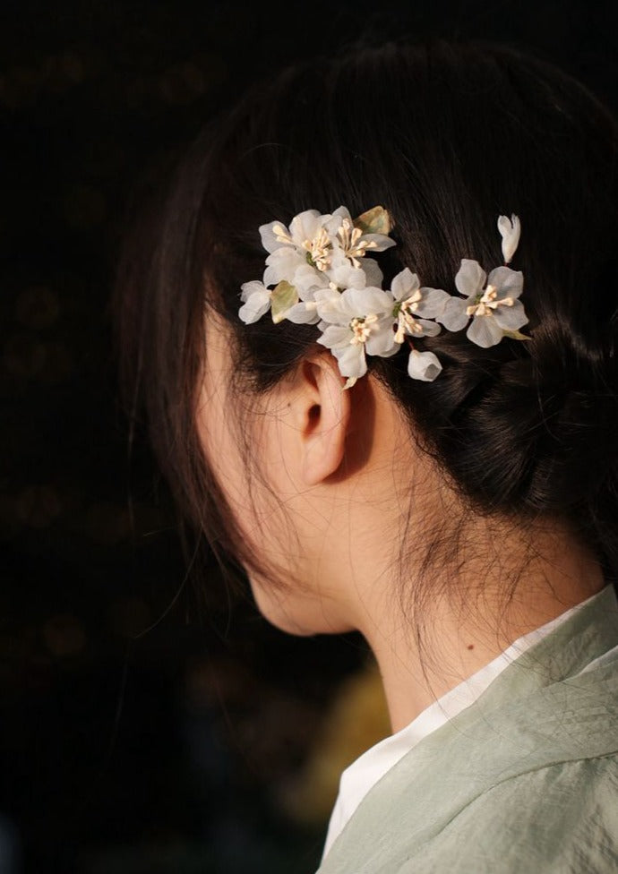 Gardenia | 1 Pc Ivory Yarn Flowers (栀子花)