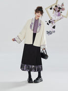 Xunmu | Modern Ming Dynasty Jacket and Mamianqun Skirt Hanfu Set