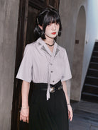 New Chinese Style Short Sleeve Embroidered Shirt - Casting Soul 铸魂