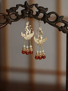 Phoenix Bridal Antique Earrings | Hanfu Jewelry