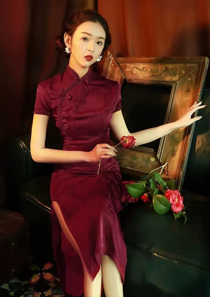 Red Charm | Red Qipao Dress (魅惑)