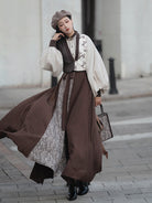 British Literature and Art Hanfu Vest and Eight Panel Skirt - Late Autumn 晚来秋 (Preorder)